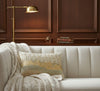 Ivory Gold Lumbar Pillow