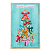 Bowtiful Christmas Tree Applique Large House Flag