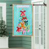 Bowtiful Christmas Tree Applique Large House Flag