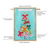 Bowtiful Christmas Tree Applique Large House Flag