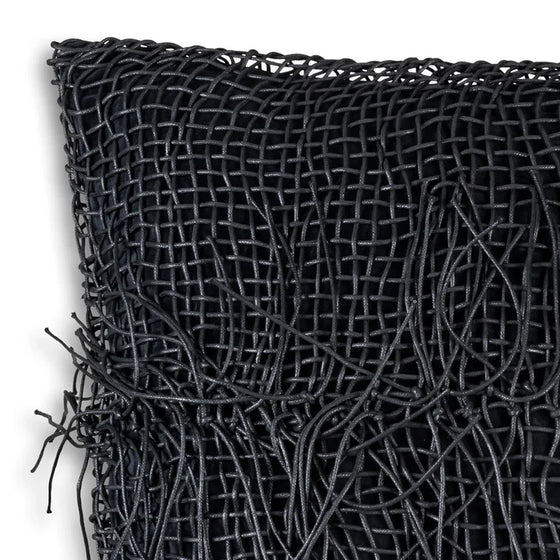 Black Tassle Pillow