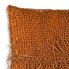 Rust Tassle Pillow