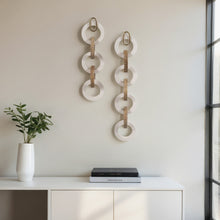  Wood & Resin Wall Decorative Chains, 35" High