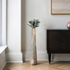 Large Glass Floor Vase, 34" tall