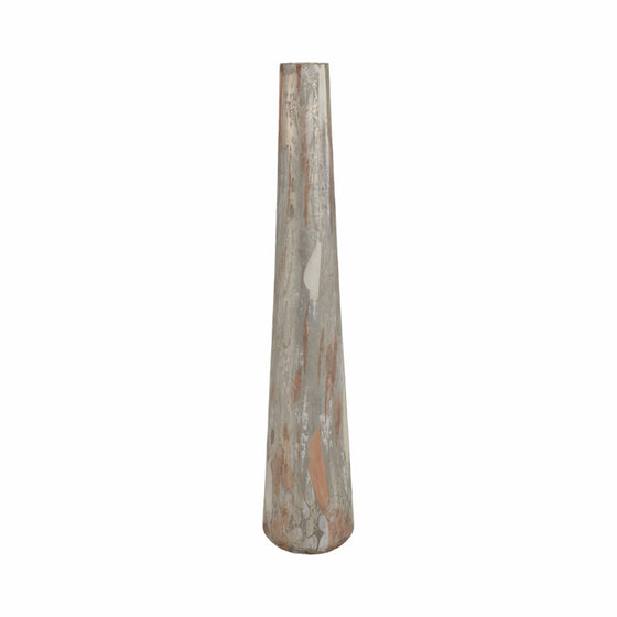 Large Glass Floor Vase, 34" tall