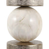 Set 2 Soft Gold Candleholders, 18" Tall