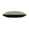 Emerald Green and Gold Square Holiday Pillow