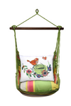 Fresh Lime Stripes in Nest Pillow Swing Set, 4 Pieces