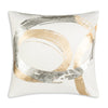 White, Gold & Silver Pillow