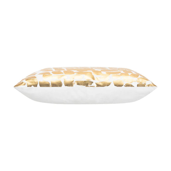 Ivory Gold Pillow, 22"