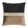 Black, Gold & Beige Pillow