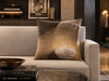 Forest Green and Beige Abstract Pillow
