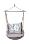 Gray Solid with Sea Turtle Swing Set, 4 Pieces