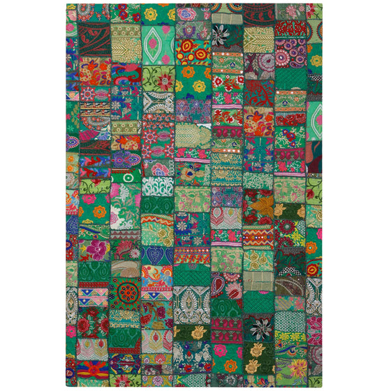 Sari Wall Art Emerald
