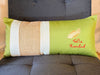 Feliz Navidad Green Lumbar Pillow