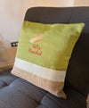 Feliz Navidad Green Pillow