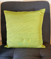 Feliz Navidad Green Pillow
