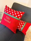 Feliz Navidad Red Pillow