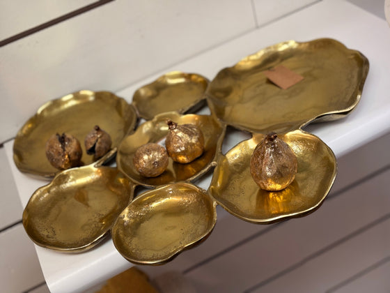 Gold Brass Tray o Wall Decor