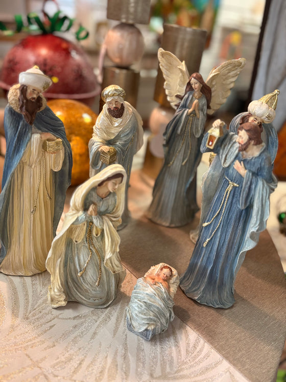 Seven Pieces Nativity, 14" Tallest