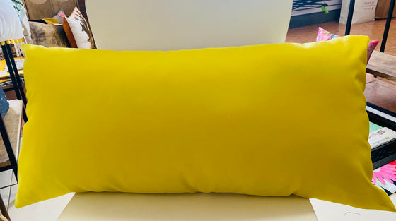 Rectangular Yellow/Lime Indoor & Outdoor Pillow