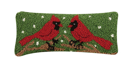 Two Cardinals Hook Rectangular Pillow