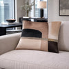 Mocha Abstract Geo Pillow