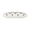 Bedazzled Crystal Silver Lumbar Pillow