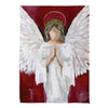 Praying Angel Suede Garden Flag