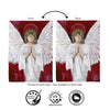 Praying Angel Suede Garden Flag