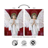 Praying Angel Suede House Large Flag