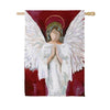 Praying Angel Suede House Large Flag
