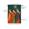 The Three Kings Suede House Large Flag