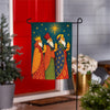 The Three Kings Suede Garden Flag