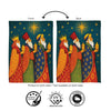 The Three Kings Suede Garden Flag