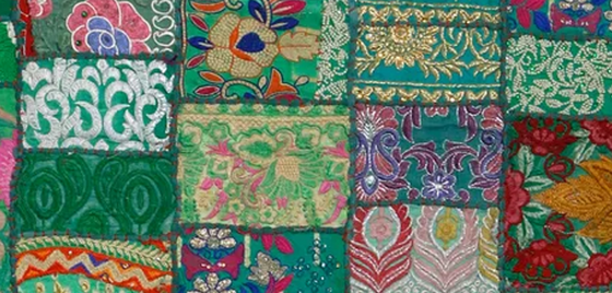Sari Wall Art Emerald