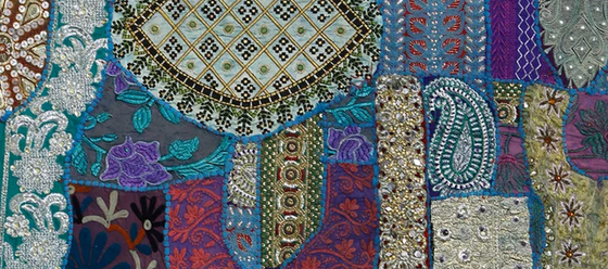 Sari Wall Art Peacock