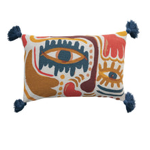  Abstract Printed Lumbar Pillow