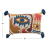 Abstract Printed Lumbar Pillow