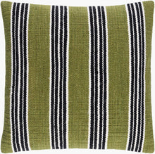  Olive Green & Black Pillow