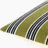 Olive Green & Black Pillow