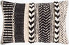 Beige & Black Lumbar Pillow
