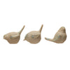 Set 3 Stoneware Birds