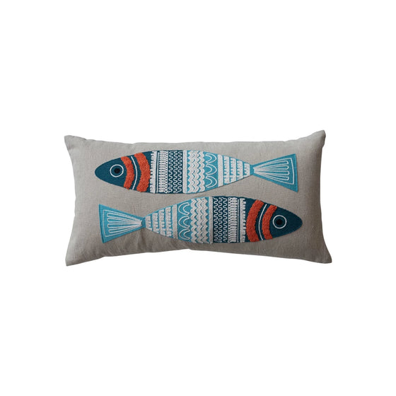 Lumbar Fish Pillow, 24"