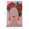 Printed Recycled Microfiber Tea Towel, Portrait of a Woman