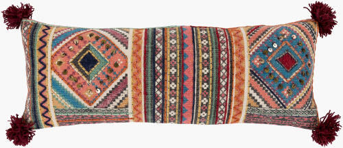 Boho Colorful Lumbar Pillow