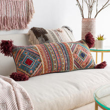  Boho Colorful Lumbar Pillow