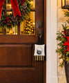 Three Kings Black, Gold & White Door Decor