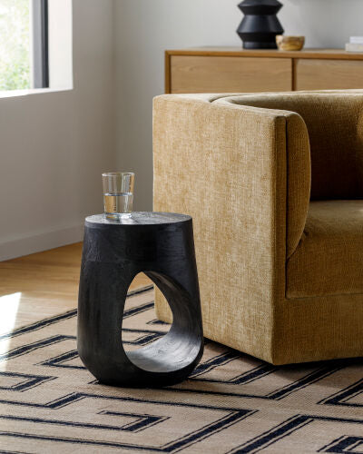 Black End Table