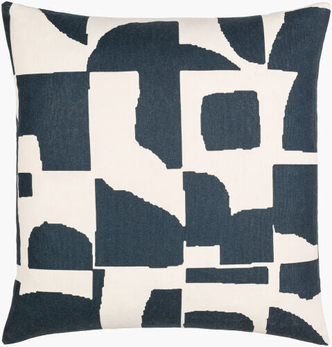 Black & White Modern Pillow